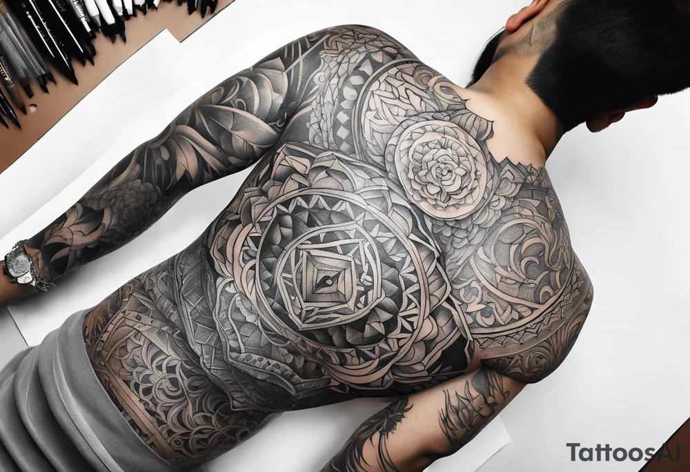 Sleeve tattoo tattoo idea