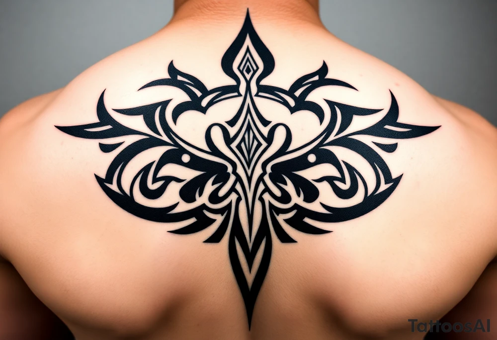 Maori triblle tattoo idea