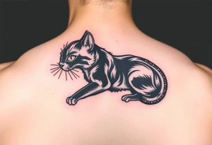 Black Cat tattoo idea