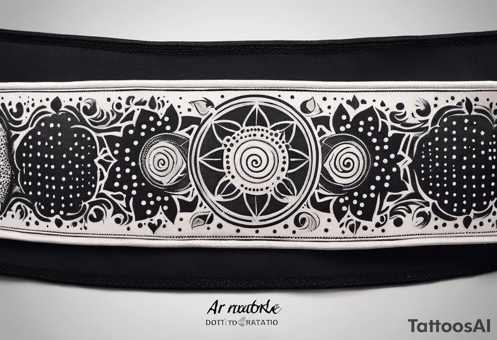 A naruto headband with the letters AR in the middle tattoo idea