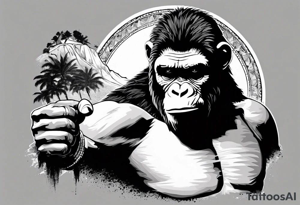 Caeser from planet of the apes tattoo idea