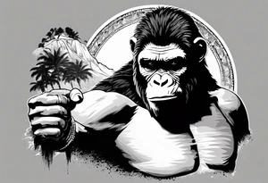 Caeser from planet of the apes tattoo idea