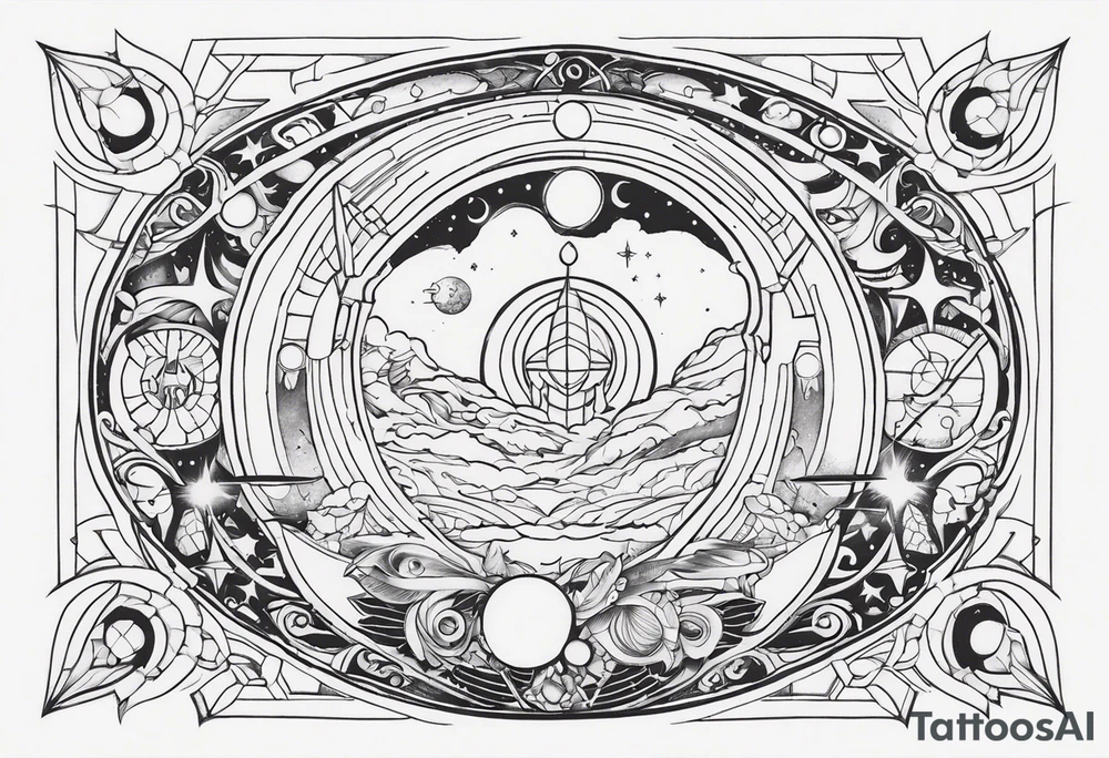Space tattoo idea