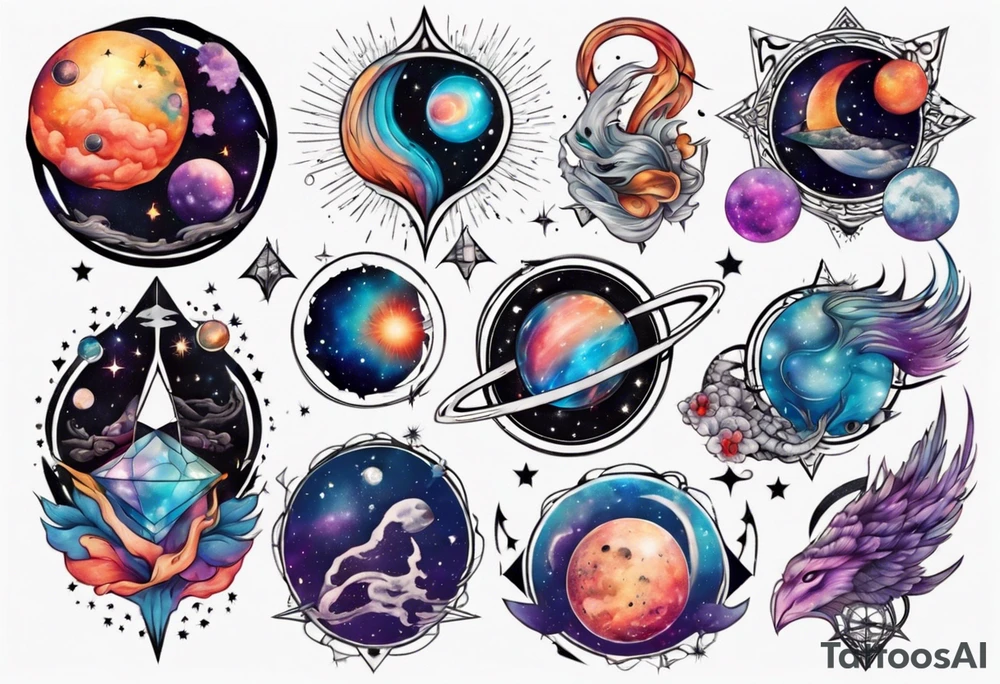 Universe tattoo idea