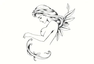 Sexy unique Aquarius sleeve tattoo tattoo idea
