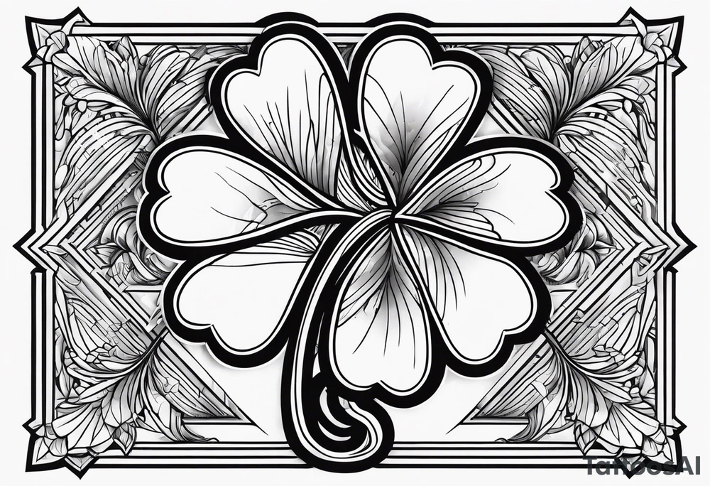 Elements of hacker culture including a 4-leaf clover tattoo idea