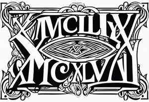 X.X.MCMLXXVI tattoo idea