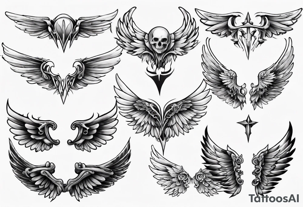 wings tattoo idea