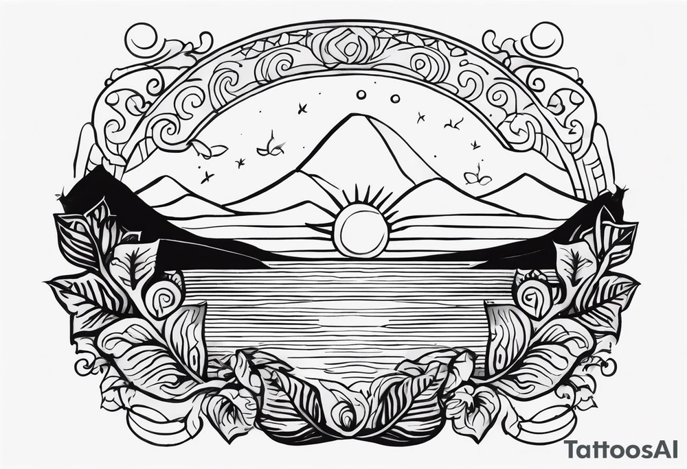 “Pura vida” just as a word tattoo idea