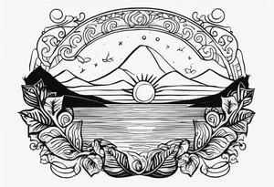 “Pura vida” just as a word tattoo idea
