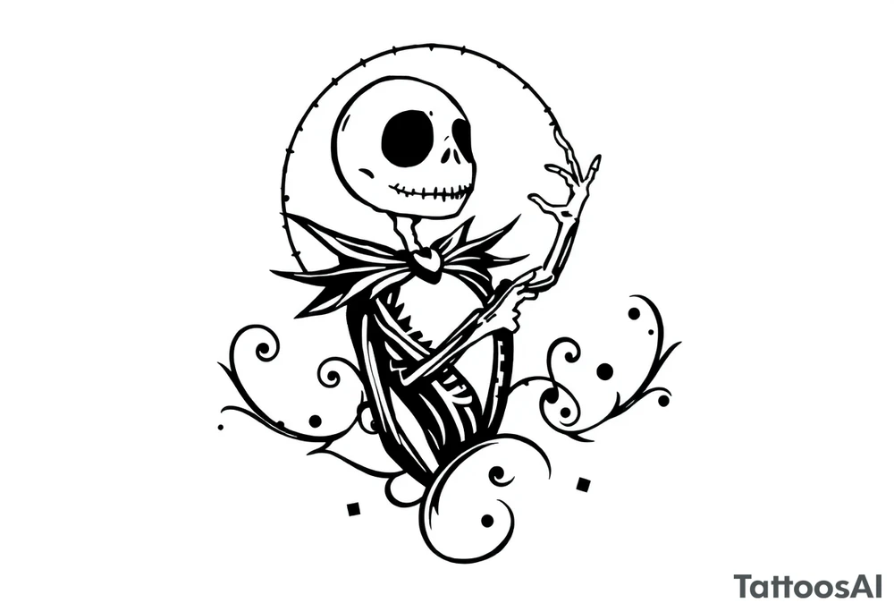 Jack skellington tattoo idea