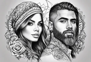 Him and I tattoo idea