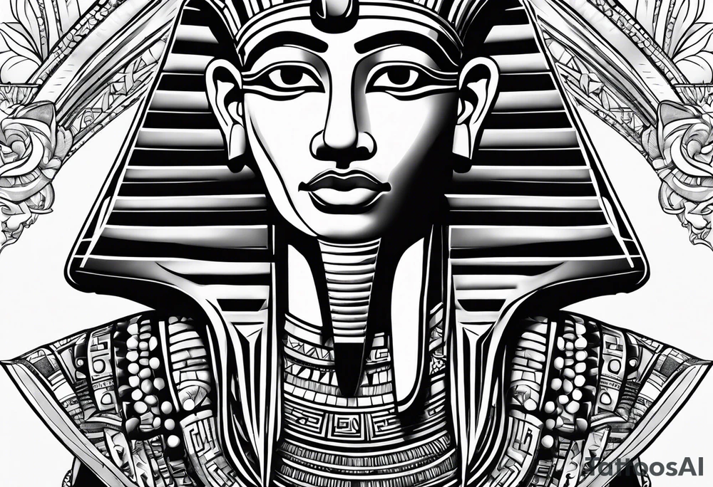 pharaoh tattoo idea