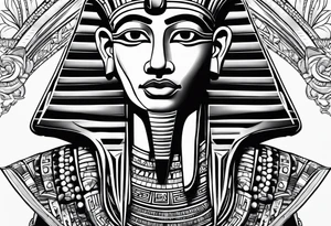pharaoh tattoo idea