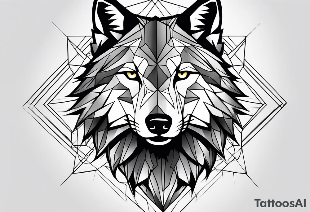 Wolf forearm tattoo idea