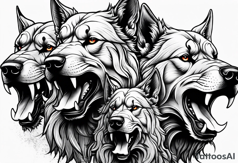 Cerberus tattoo idea