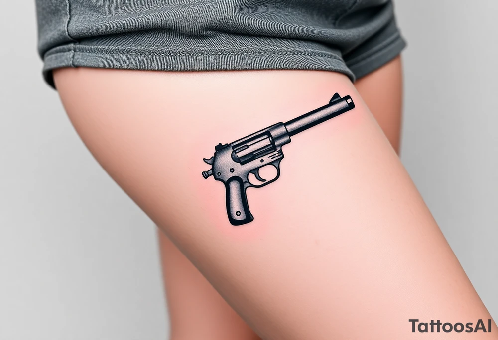 Gun tattoo idea