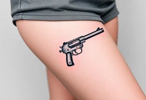 Gun tattoo idea