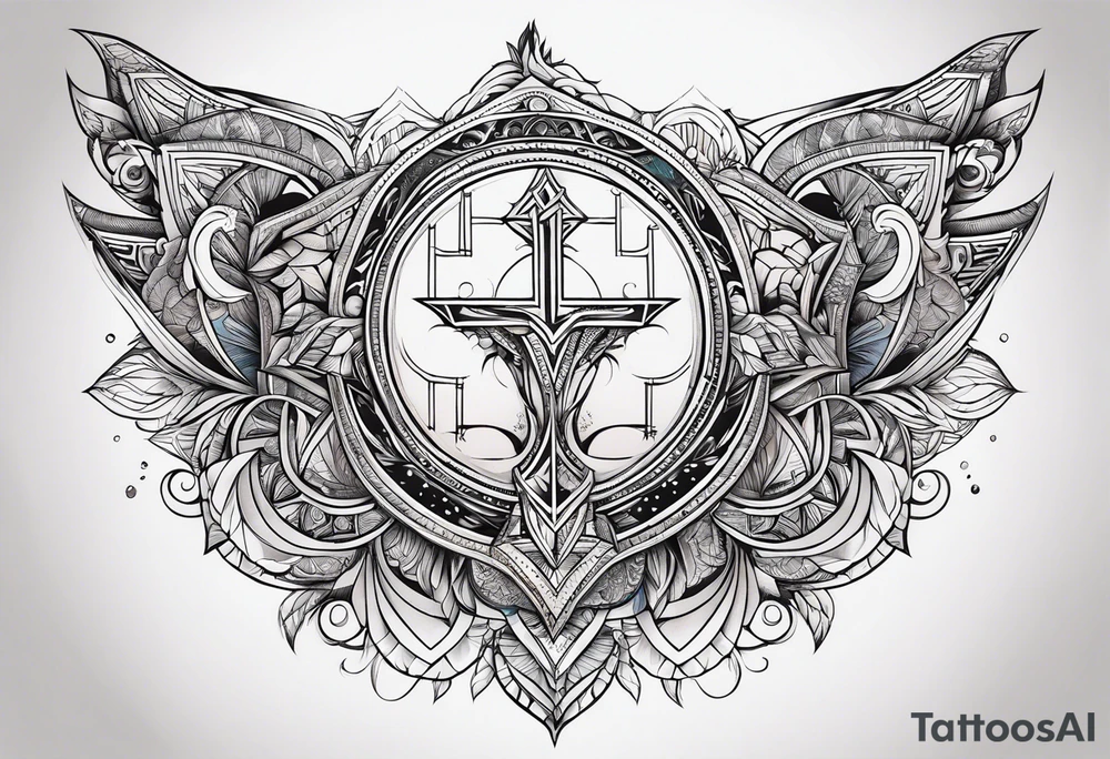 shoulder tattoo bible verse tattoo idea