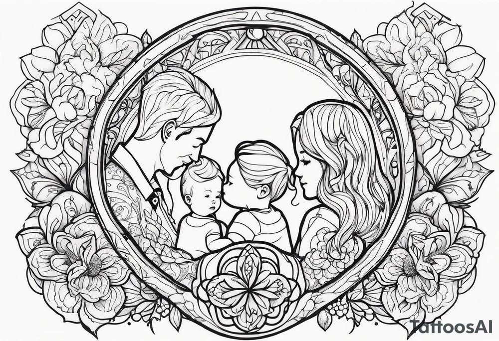 family love tattoo idea