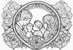 family love tattoo idea