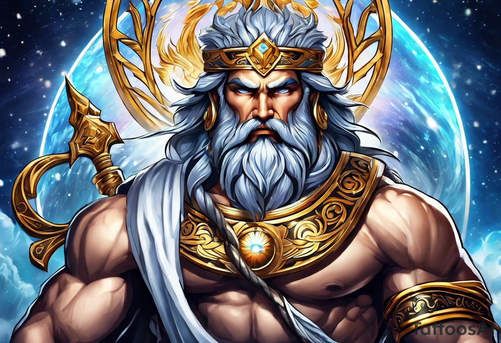 Zeus god tattoo idea