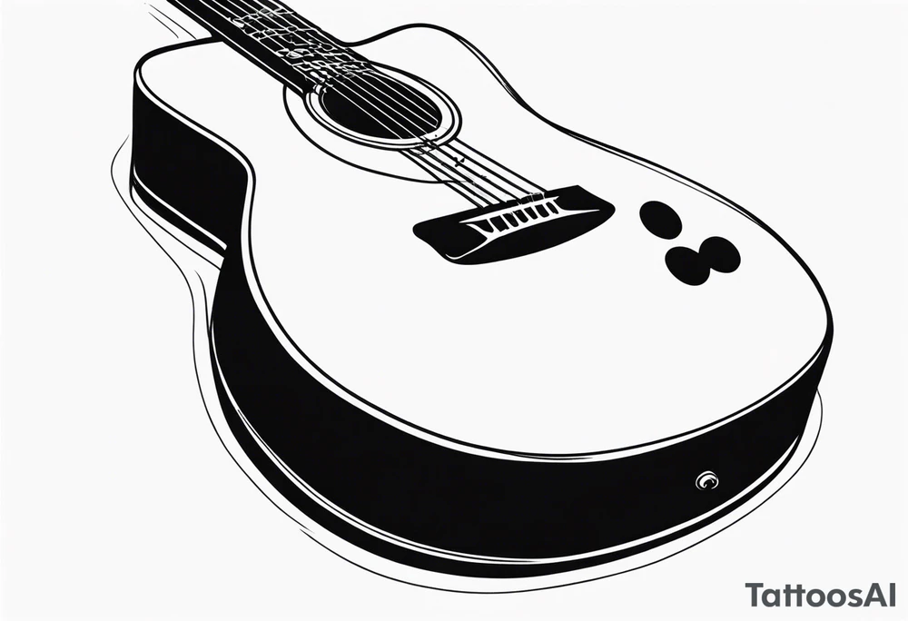 guitar sound tattoo idea