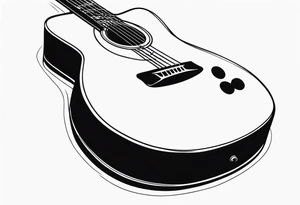 guitar sound tattoo idea