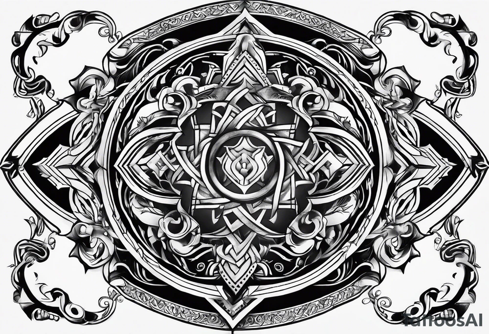 Aegisjalmur symbol tattoo idea