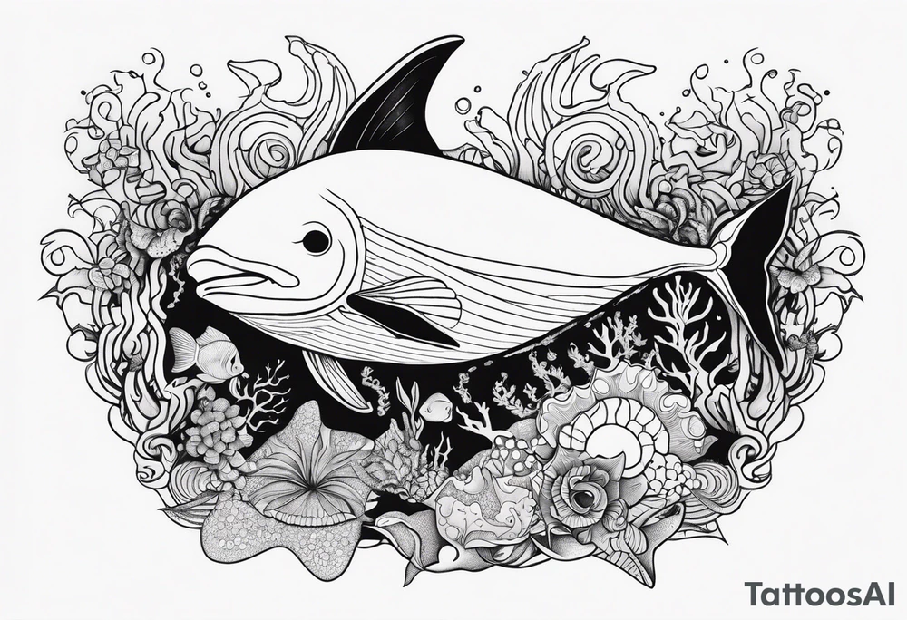 sea life tattoo idea