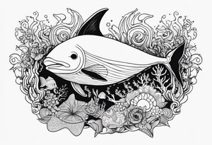 sea life tattoo idea