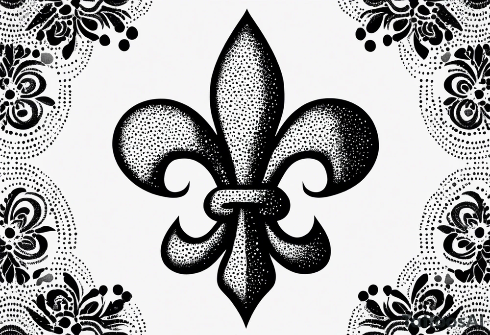 fleur de lis tattoo idea