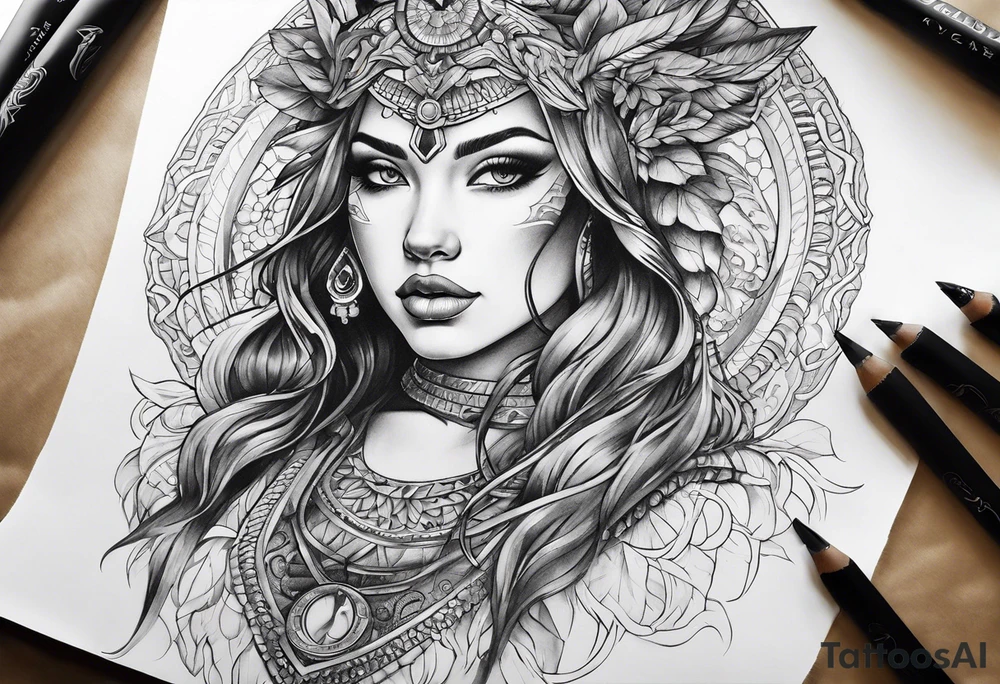 mythological tattoo idea
