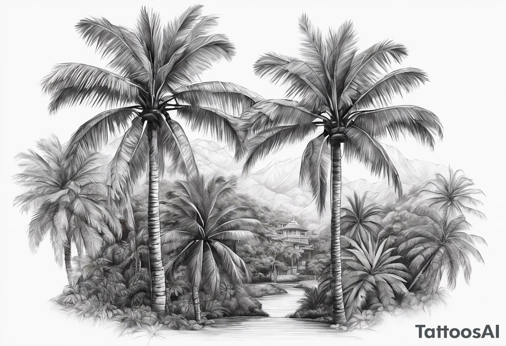 quindio wax palm tattoo idea