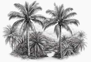 quindio wax palm tattoo idea