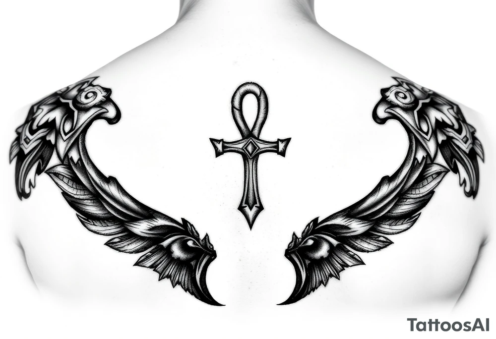 Small Ankh tattoo idea