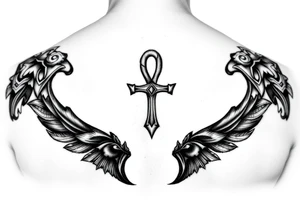 Small Ankh tattoo idea