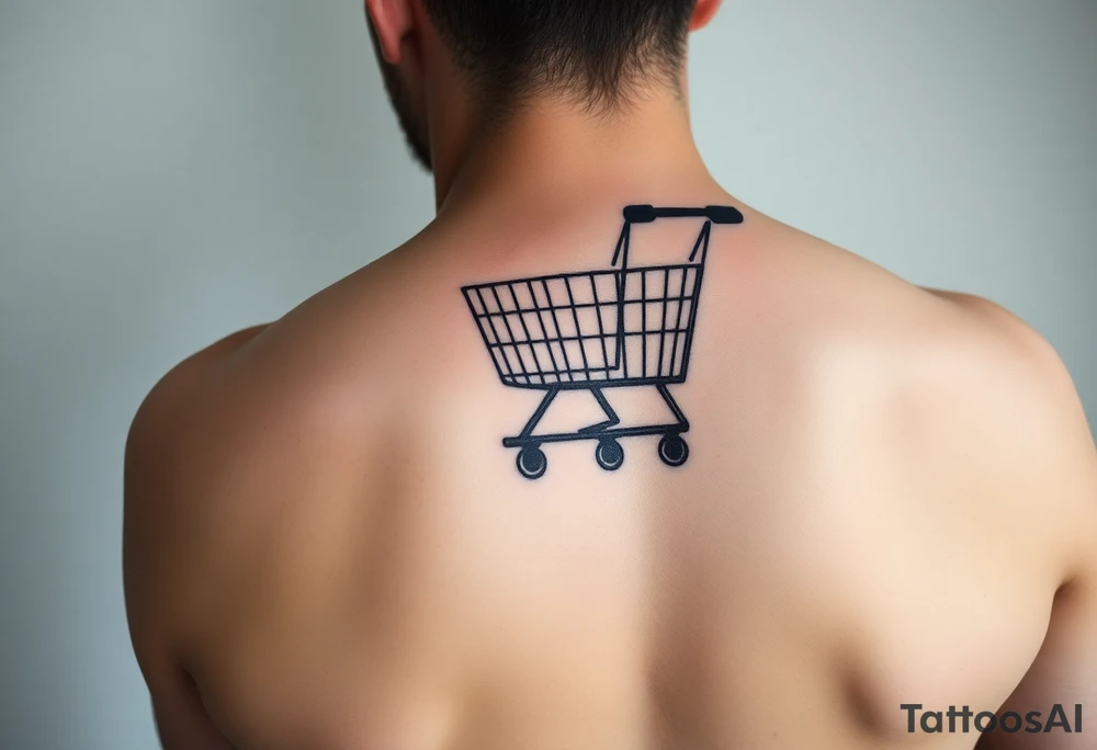 Shopping cart tattoo idea