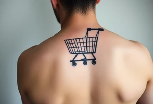 Shopping cart tattoo idea