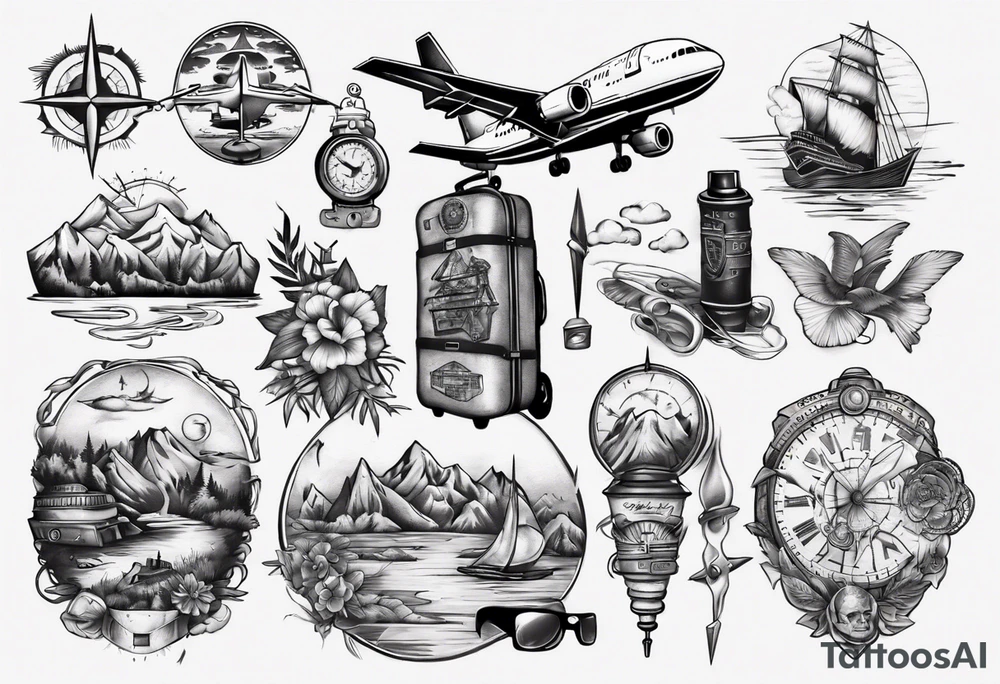 Travel tattoo idea