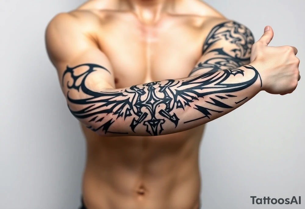 Audentes fortuna iavat quote from Latin, Roman army symbol as well tattoo idea