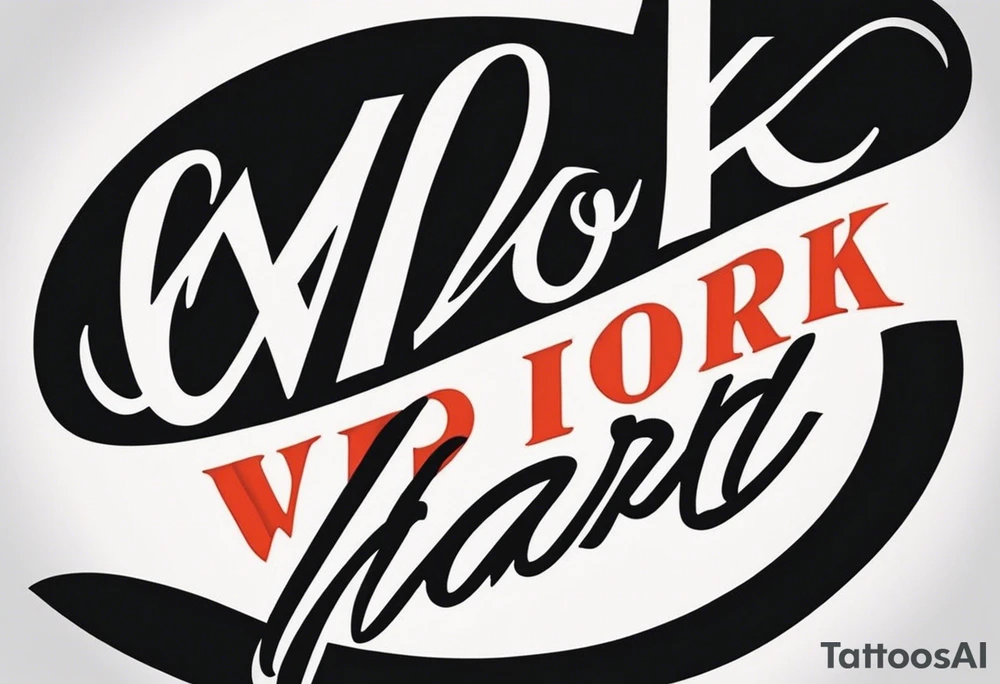 I want a painting style tattoo with the words "work hard" and "play hard". tattoo idea