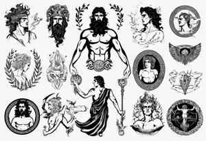greek god tattoo idea