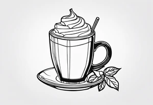 Pumpkin Spice Latte tattoo idea