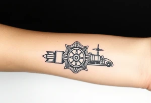 Parker and Ryder on forearm. Fire department tattoo idea