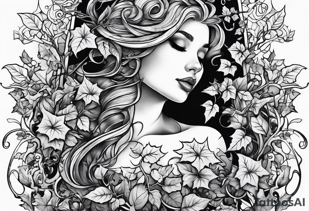 ivy vine tattoo idea