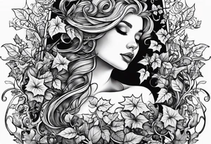 ivy vine tattoo idea
