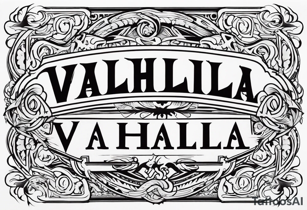 Valhalla tattoo idea