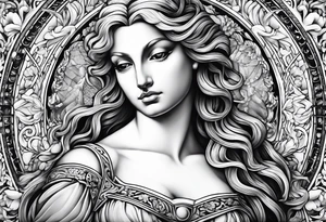 Michaelangelo adam creation painting tattoo idea