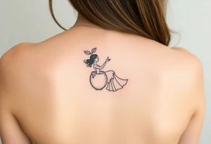 Lime in a coconut and a dancing girl tattoo idea